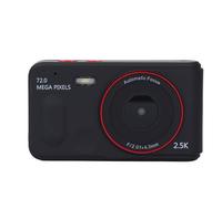 Camera Digitale 72MP 2,5K 16x Zoom Focus Auto Focus Anti Shake da 2,4 Pollici Schema Portatile per Bambini per Bambini Vlogging (BLACK)