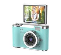 Camera Digitale da 48 MP da 1080p con Schermata di Lancio da 2,4 'e Zoom 18x, Fotocamera Vlogging a Batteria di 4 Ore per Adolescenti, Principianti, Giochi Integrati e Filtri per (GREEN)