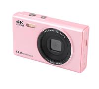 Camera Digitale Portatile, Rilevamento del Viso AutoFocus WebCam Fill Light Anti Shake Digital Camera con Cavo USB per la Fotografia per Adolescenti (PINK)