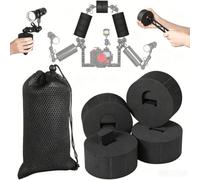 Camera Float Blocks - 4 Pack Diving Aid | 6.5cm Underwater Buoyancy Kit | Lightweight Foam Build, 117g Lift Each, Mesh Bag Included, Universal Fit, For Photography & Videography, Deep Sea Travel