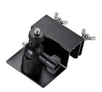 Camera Gutter Mount, Solar Panel Holder, Outdoor Security Bracket, Adjustable Railing Mount, Roof Balcony Fence Garden Backyard Installation Kit Weather Resistant Support 6.2x6x7.3cm