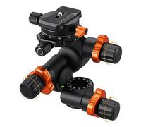 Camera Head Mount, Testa for treppiede con ingranaggi Testa a sfera panoramica a 3 vie a 360° con piastra a sgancio rapido Portante da 6 kg for testa fotografica macro stellare