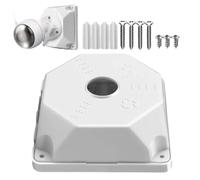 Camera Housing Box - Security Camera Junction bbox | 3.5inch Indoor Square Cameras Junction Base Box, Removable Enclosure For Campus Parking Lot Apartment Construction Office School Retail Store