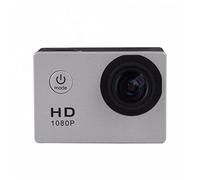 Camera impermeabile 108. 0P 32 GB, Fotocamera for videocamera d'azione sportiva all'aperto 1 2MP. Mini DV. Videocamera con alloggiamento impermeabile -Guarda il filmato(Silver gray)