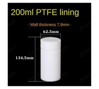 Camera in PTFE da 25 ml 50 100 150 200 250 500 in un contenitore rivestito con reattore for autoclave di sintesi idrotermale Uso sperimentale(PTFE 200ML)