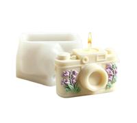 Camera in silicone Mold - 3D resina Clay Craft Decorations | Silicone Chocolate Cake Candy Mould | Flessibile 3D Lily Of The Valley Retro Design For Soap Cupcake Topper Gum Paste Plaster Crafts Desk