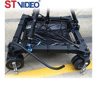 Camera jib 4 ruote Dolly kit treppiedi di alta qualità