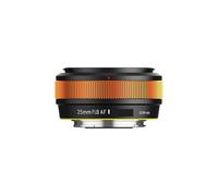 camera lens, Immagine 25 mm F1.8 AF APS-C Messa a fuoco automatica Obiettivo ritratto ad ampia apertura, compatibile con Sony E ZVE10 A6400,For Cameras(Orange)