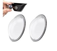 Camera Lens Protector For Car - Lens Guard F0r Car Cameras | 2 Pezzi Clear Lenss Protectors | Clear Anti-Glare Anti-Rain Shield | Cars Camera Protective Cover | For Front Rear Driving Rainy Day Road