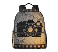 Camera Map Icon, zaino da viaggio leggero con custodia per laptop | Comode cinghie imbottite. Tasche multiple. Ideale per l'uso quotidiano.
