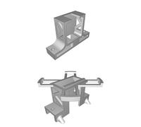 Camera Mount Bracket for JeVois with Ring Light - Universal Robot Integration