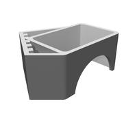 Camera Mount for Denver AC-5000W Action Camera 28-Degree Tilt TPU Custom Design