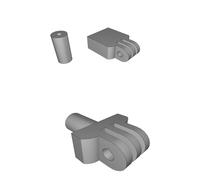 Camera Mount for GoPro Compatible with Walking Stick - Hiking Photography Holder
