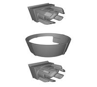 Camera Mount for Imou Indoor Security Camera Macro Lens Close Range Monitor