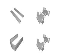 Camera Mount for InMoov Robot Eyes Compatible with HD720P Tecknet Webcam