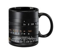 Camera Mug, Coffee Cup, Water Tumbler, Souvenir Item, Lens Replicas, 350ml Capacity, Body, Rubber Base, Dishwasher Safe, Silicone Lid, Present Box for Photographers