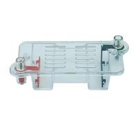 Camera orizzontale dell'apparecchiatura di elettroforesi progettata per l'analisi del DNA nel DNA dell'impostazione accademica