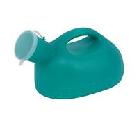 Camera per bottiglie urinali e padelle, Orinatoio for uomo 2000 ml in plastica verde 24x12 cm con manico e coperchio