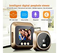 Camera per visualizzatore per porte digitali con visione notturna dello schermo LCD largo per la sicurezza domestica