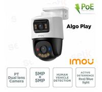 CAMERA POE ALGO 10MP (5MP+5MP PTZ) 3.6MM/IR30/IP66/SD/MIC/110DB AI