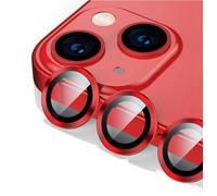 Camera Protectors Compatible with iPhone 13 13 Mini A Set of 2 Red Glass