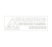 Camera Recording Warning Stickers - Waterproof PVC Security Decals Strong Adesion, Weather Resistant Automotive Esterno Decoration | Car SUV Minivan RV Motorcycle Window Door