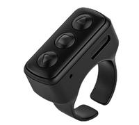 Camera Remote Shutter Ring - Wireless Phone Controller Device, Video Recording Accessory, Function Media Control Tool | Suitable For Selfie Streaming Music Playback Mobile Content Creat