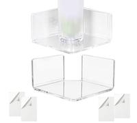 Camera Shelf,2 Pieces Wall Mount Acrylic Bracket - Security Camera Shelf - for Monitor Speaker Bathroom Nursery Living Room Bedroom Kitchen Home