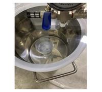 Camera sottovuoto in acciaio inox da 35 litri per colata in resina epossidica, coperchio acrilico trasparente, vacuometro di precisione, ideale per artigianato professionale e progetti fai da te