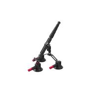 Camera Suction Cup Mount, Kit di montaggio for auto a tripla ventosa con adattatore for action camera, bastone for selfie con prolunga 2in1, compatibile con GoPro,parts