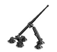 Camera Suction Cup Mount, Supporto for auto ad aspirazione, compatibile for Insta360 X4, X3, X2, X,One RS,R Kit di montaggio a ventosa 5 in 1 for action camera Selfie Stick,parts