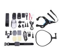 Camera Tascabile 4K 30fps 20 MP da 1,3 Pollici Touchscreen a Doppio Touch -6 Asse Stabilizzazione a 360 Gradi Panoramica 30 M di Casco Resistente All'acqua