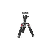 camera tripod, Mini treppiede for fotocamera con testa a sfera a 360° in lega di alluminio da 20"/ 50 cm, piastra rapida da 1/4"