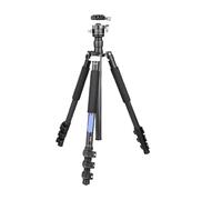 camera tripod, Treppiede leggero in fibra di carbonio con testa a sfera a basso profilo, monopiede staccabile for fotocamera DSLR, carico massimo 15 kg