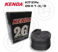 KENDA Camera d'Aria Ciclo 26X1 3/8 valvola Italia 40mm Air Chamber Cycle 26X1 3/8 Italia 40mm