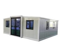 Camere da letto isolate prefabbricate minuscole mobili mobili di lusso della villa del contenitore, casa moderna portatile di soggiorno
