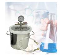 Camere di degassificazione sottovuoto per colata di resina da laboratorio, con coperchio in acrilico trasparente e camera a vuoto con tubo da 1,5 m/4,9 piedi, per il degassamento di gesso, resina epos