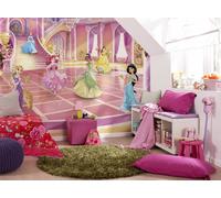 Cameretta Bambini Carta da Parati Murale Disney Principessa Rosa Camera Decor