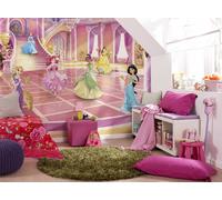 Cameretta Bambini Carta da Parati Murale Disney Principessa Rosa Camera Decor