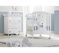 Cameretta Tato Erbesi vari colori Materasso e guanciale in omaggio : Colore - azzurro