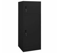 Camerina Armadietto per Sella Nero 53x53x140 cm in Acciaio,Articoli Sportivi,Ricreazione all'aperto,Equitazione,Accessori per finimenti per Cavalli,Accessori per Selle,Portasella(SPU:339601)