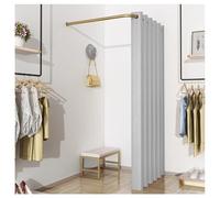Camerino a parete con tenda ombreggiante, divisorio per privacy, spogliatoio angolare per ufficio, centro commerciale, boutique