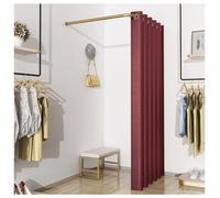 Camerino a parete con tenda ombreggiante, divisorio per privacy, spogliatoio angolare per ufficio, centro commerciale e boutique