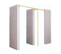 Camerino in metallo con tenda ombreggiante, doppio spogliatoio per vestirsi alla moda e privacy, design portatile per maggiore comfort e riservatezza