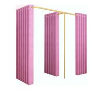 Camerino in metallo con tenda ombreggiante, doppio spogliatoio per vestirsi alla moda e privacy, design portatile per maggiore comfort e riservatezza