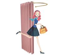 Camerino Negozio Di Abbigliamento Negozio Abbigliamento Camerini, Armadio Parete Con Copertura D'ombra, Schermo Riparo Visibilità 90%, Divisione Temporanea Privacy Palestra D'ufficio(E,85x80x200cm)