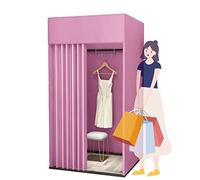 Camerino Negozio Di Abbigliamento Negozio Abbigliamento Camerini, Armadio Portatile Quadrato Movimento for Palestra D'ufficio, Riparto Temporaneo Protezione Della Privacy Con Copertura D'ombra(F,80x80
