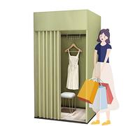Camerino Negozio Di Abbigliamento Negozio Abbigliamento Camerini, Armadio Portatile Quadrato Movimento for Palestra D'ufficio, Riparto Temporaneo Protezione Della Privacy Con Copertura D'ombra(H,80x80
