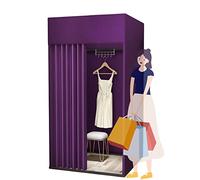 Camerino Negozio Di Abbigliamento Negozio Abbigliamento Camerini, Armadio Portatile Quadrato Movimento for Palestra D'ufficio, Riparto Temporaneo Protezione Della Privacy Con Copertura D'ombra(K,80x80