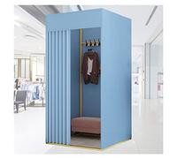 Camerino Negozio Di Abbigliamento Negozio Abbigliamento Camerini, Armadio Temporaneo Movimento Quadrato for Palestra D'ufficio, Protezione Protezione Privacy Schermo Con Copertura D'ombra(I,100x85x200